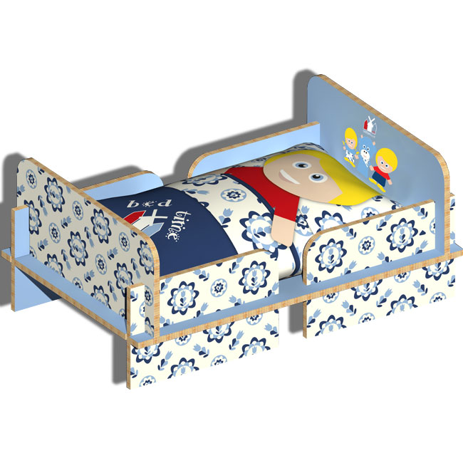 WANDenWOONdeco.nl BEDTIME bedje kusse TEUN