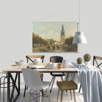 WANDenWOONdeco.nl textielposter PIET afb 120x80 cm