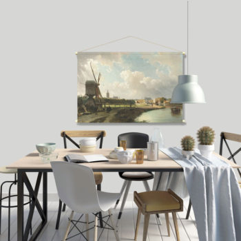 WANDenWOONdeco.nl textieposter POLLE afb 120x80 cm