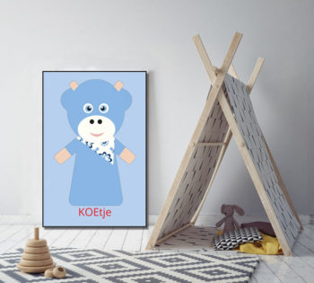 WANDenWOONdeco.nl WWDNL KIDS frame KOEtje