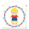 WANDenWOONdeco.nl WWDNL KIDS textielposter-TEUN