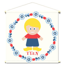 WANDenWOONdeco.nl WWDNL KIDS textielposter-TEUN