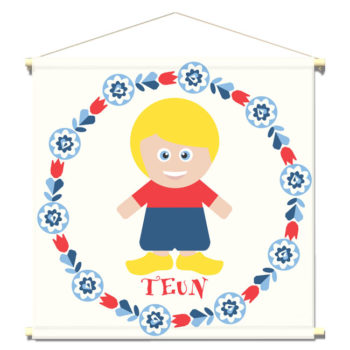 WANDenWOONdeco.nl WWDNL KIDS textielposter-TEUN