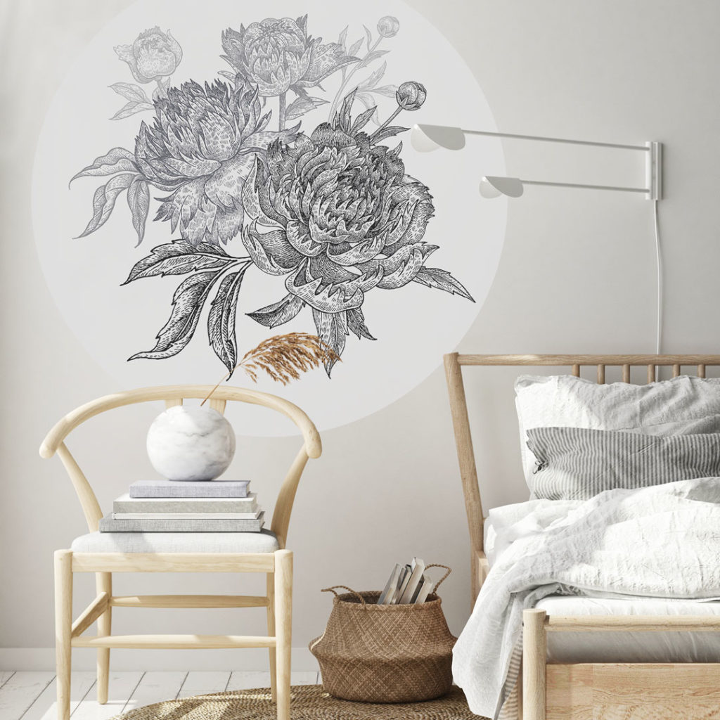 GRAFISCHE WAAIER BEHANG | Design - blauw zilver wit - A.S. Création