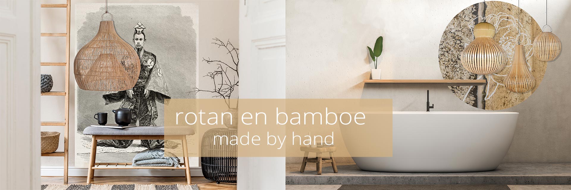 rotan en bamboe