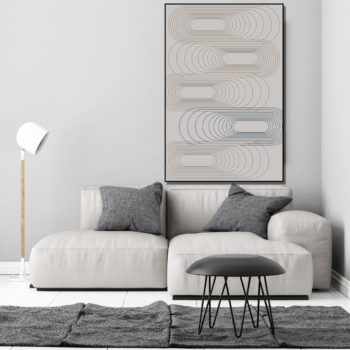 WANDenWOONdeco.nl frame FANNAR blauw