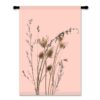 WANDDOEK-katoen-WILD-roze