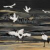 behangpaneel KRAANVOGELS - Afbeelding 6