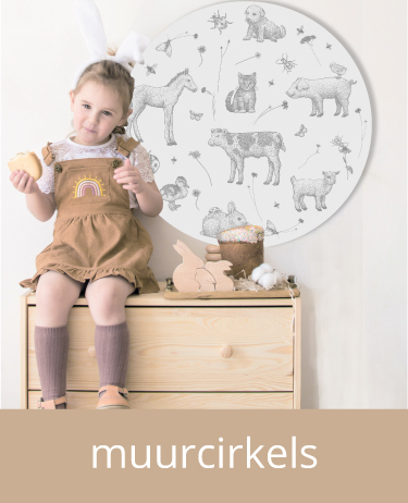 kinderkamer muurcirkels