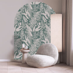 behangpaneel-muurboog-BING-groen-blauw-