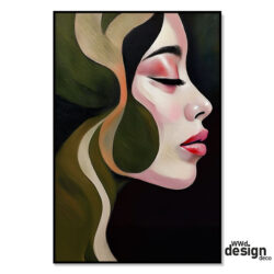 abstracte wanddecoratie art frame florit